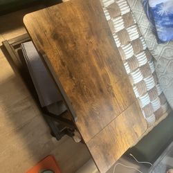 Convertible Coffee Table w/ Shelf & Adjustable Art Board Top