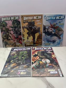 Tmnt Battle Nexus Comics Complete Set 1-5