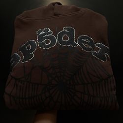 Sp5der x Travis Scott Rhinestone hoodie 🕷️