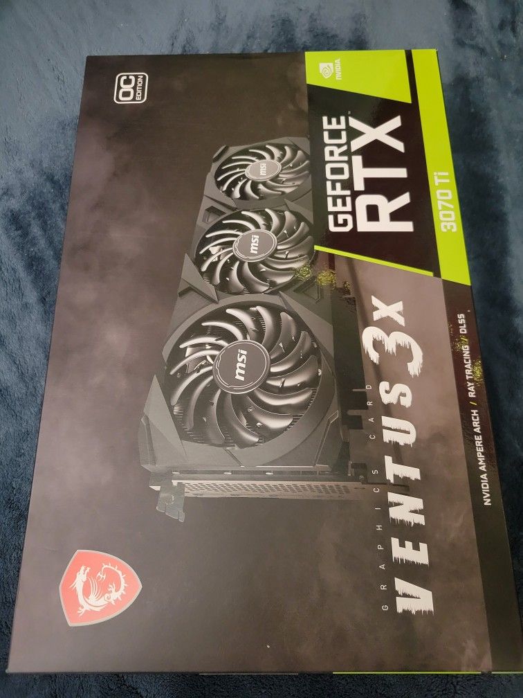 NVIDIA, Geforce RTX 3070 Ti, OC Edition, Graphics Card Ventus 3x