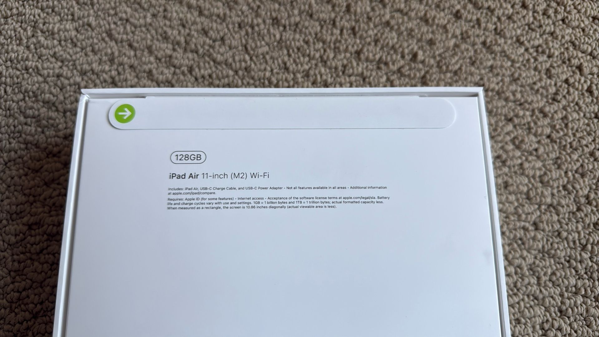 Unopened iPad Air 11 Inch M2 Wifi