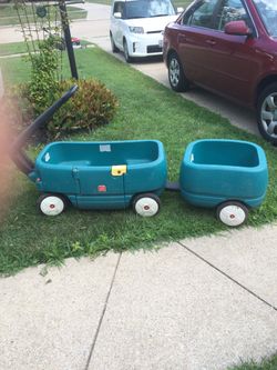 Step 2 Wagon & Caboose-$35