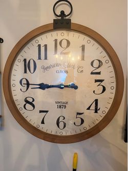 Large Clock and Sconces