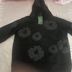 REAL DENIM TEAR HOODIE