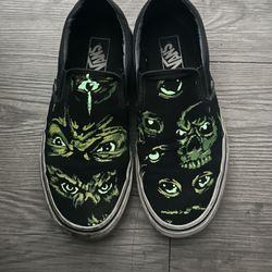 Green Skull Vans 