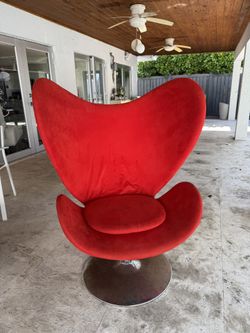 🎁 Red Fun Designer Chair