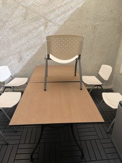 Outdoor or indoor patio tables and chairs