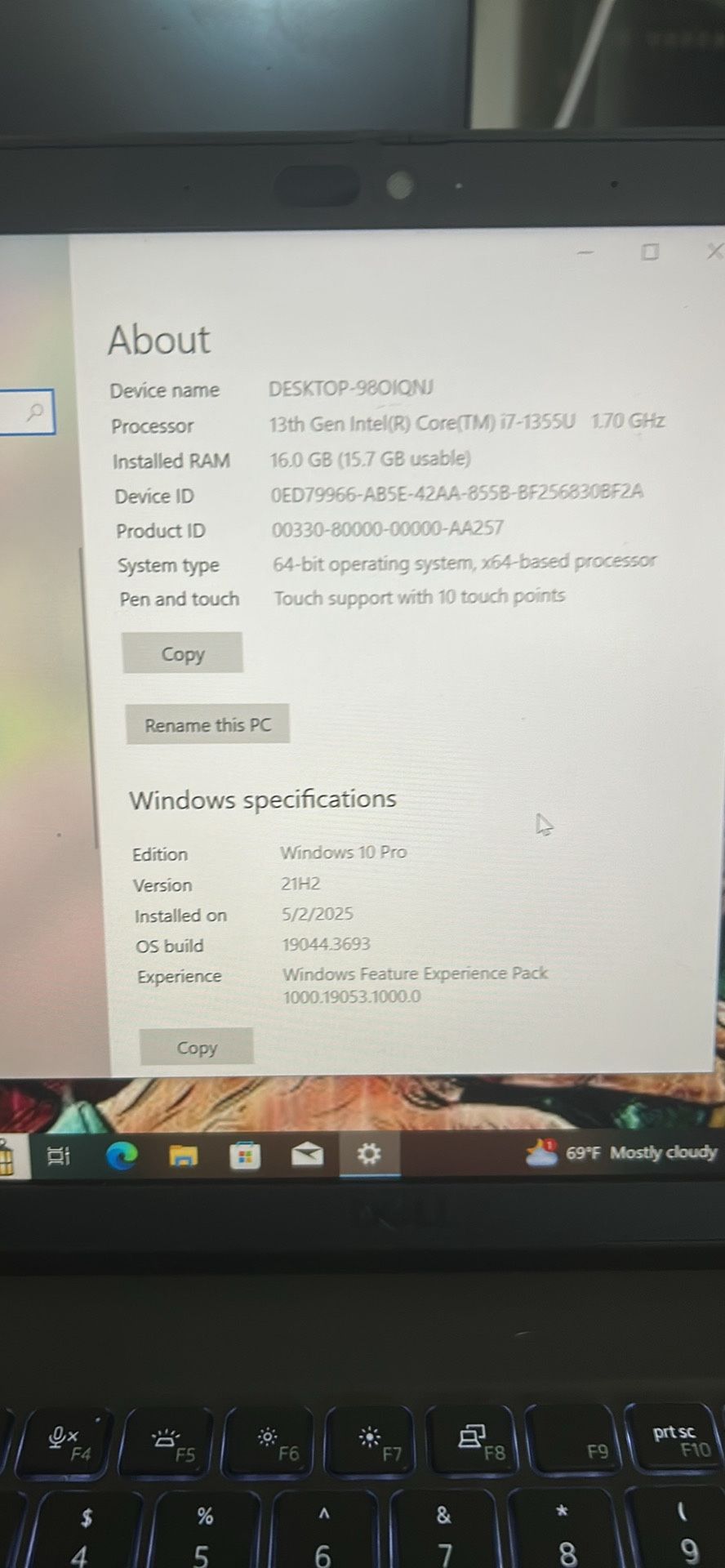 Selling This Laptop