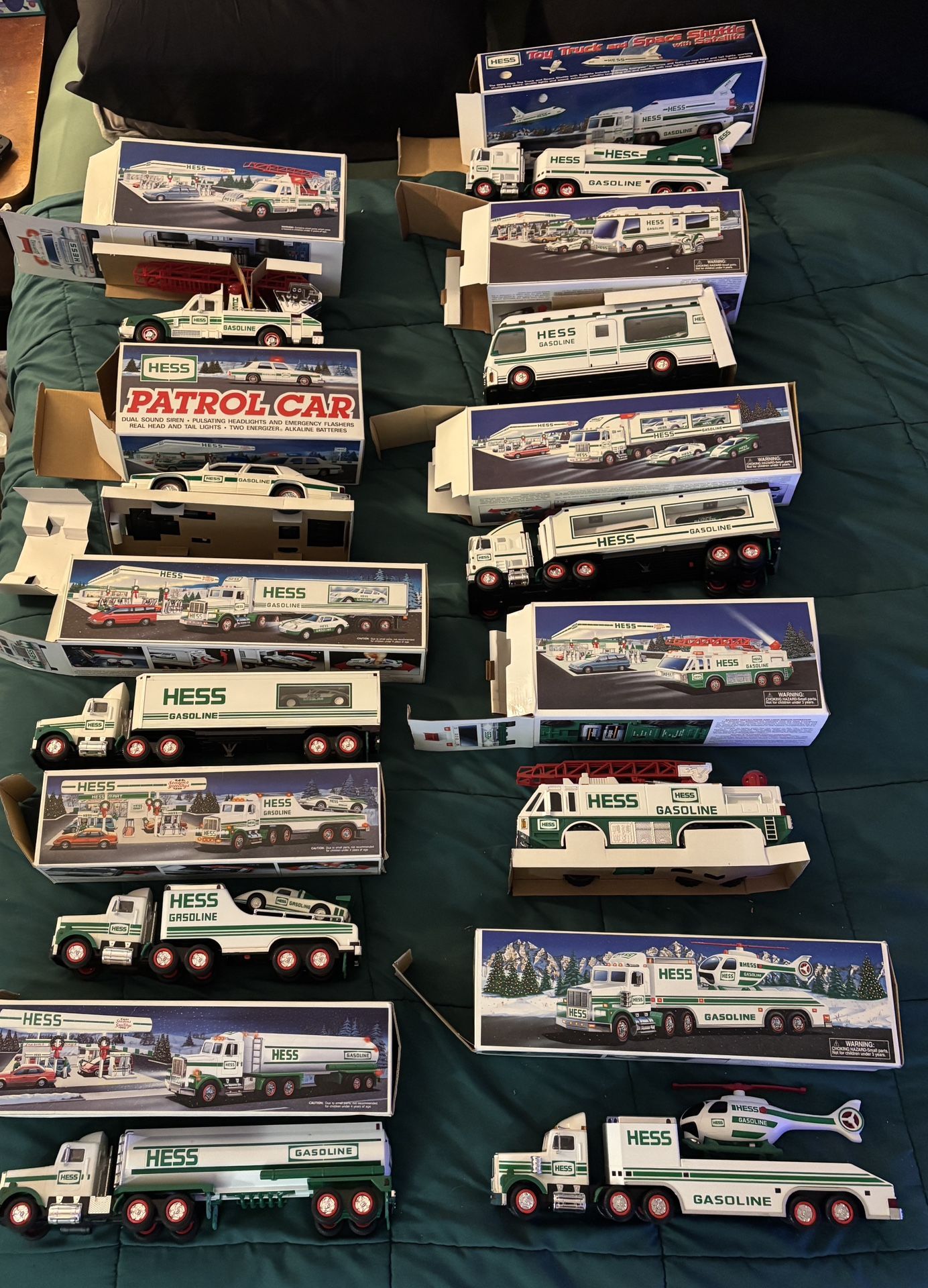 Hess Truck Lot of 10 In Box 1(contact info removed) (Untested)