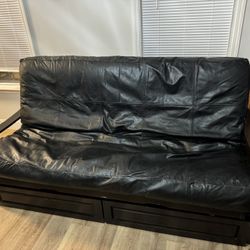 Very Nice Wood Framed Futon
