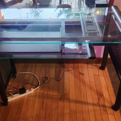 Glass Desk