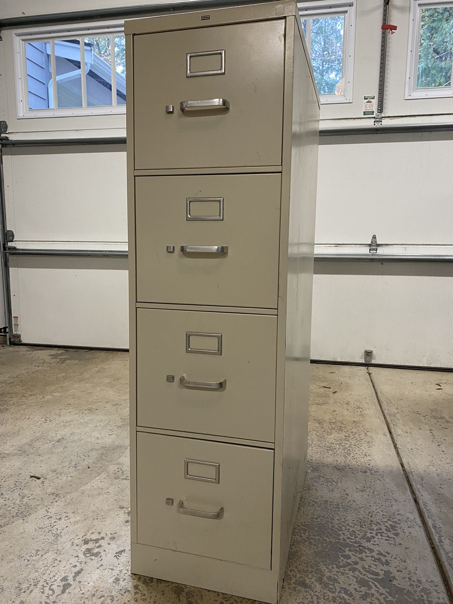 Hon 4 Drawer File Metal Cabinet