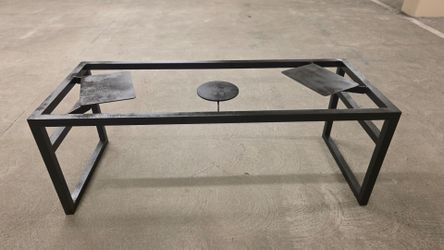 Custom Black Metal Coffee Table Frame