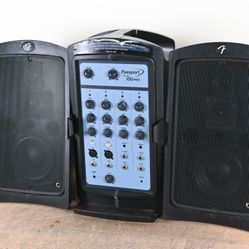 Fender Passport 150 Pro Portable 4-Channel 150 Watt All In One PA System w Cover