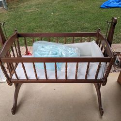 Antique Swing Baby Crib
