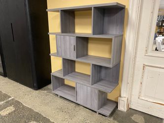 BUSH FURNITURE Kathy Ireland Home Grey Cubic Shelves