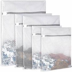 new Mesh Laundry Bags for Delicates,Durable Zipper Wash Bags for Delicates, Lingerie, Bras, Underwear, Baby Clothes - Protect Garments in Washing Mach