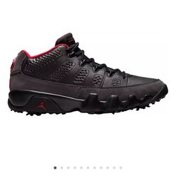 New Air Jordan 9 Golf Shoes Charcoal Size 8