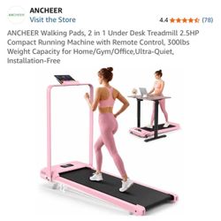 Pink treadmill