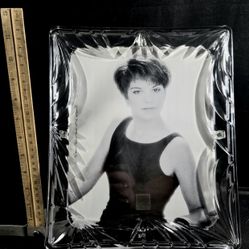 Fifth Avenue Crystal "Natalie" Fine Cut Crystal Picture Frame - Brand New In Box