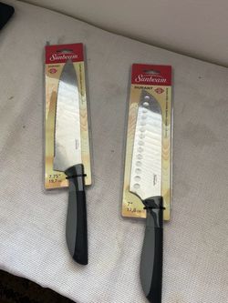 Sunbeam Durant Knife Set – Chef & Santoku