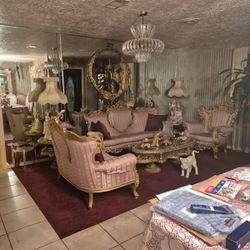 Luis Quince Antique Living Room & Dining room Set