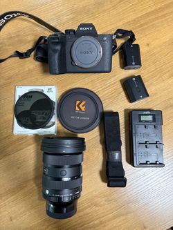 Sony Alpha a7 IV Mirrorless Digital Full Frame Camera  with Sigma 24-70mm f/2.8 DG DN II Art Lens for Sony E