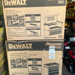 DeWalt 37" Wide 4- Drawer Tool Chest / 37" Wide 5- Drawer Rolling Tool Cabinet 