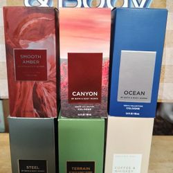 Bath & Body Works Father's Day Colognes $25 Each 