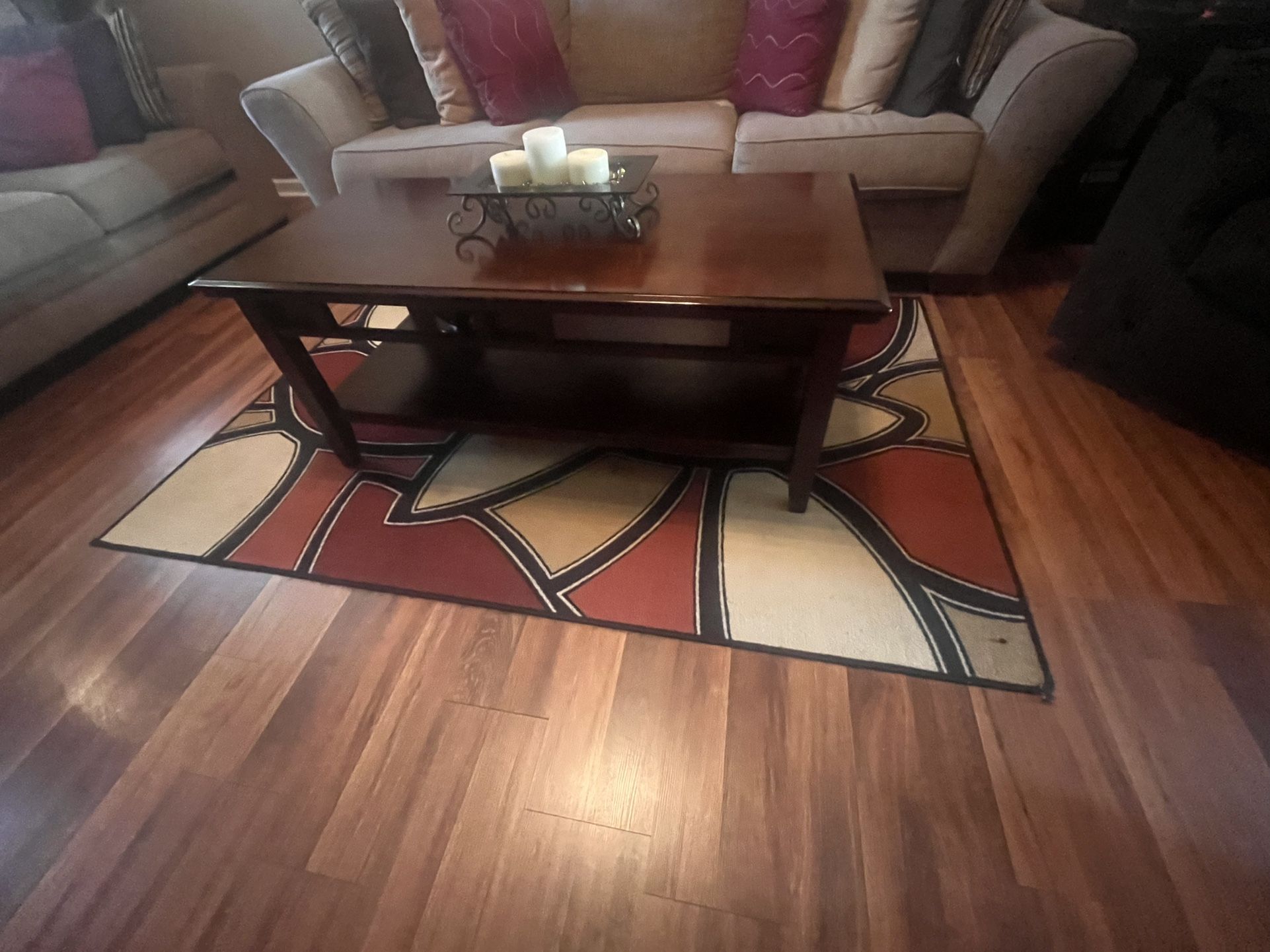 Living Room Suit With Tables by Ashley’s