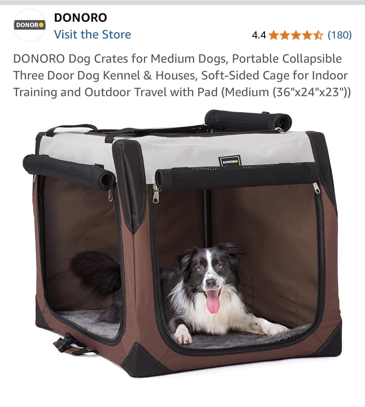 Soft Sided Dog Crate