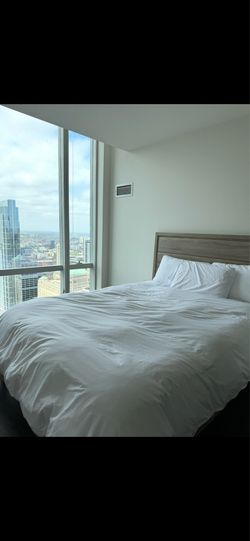 Queen Bed Frame + Mattress