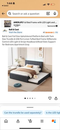 Bed set with mattress