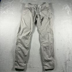 Vuori Duraterra Pants Men’s S 30x30 Gray Ripstop Climbing Canvas Relaxed #2306