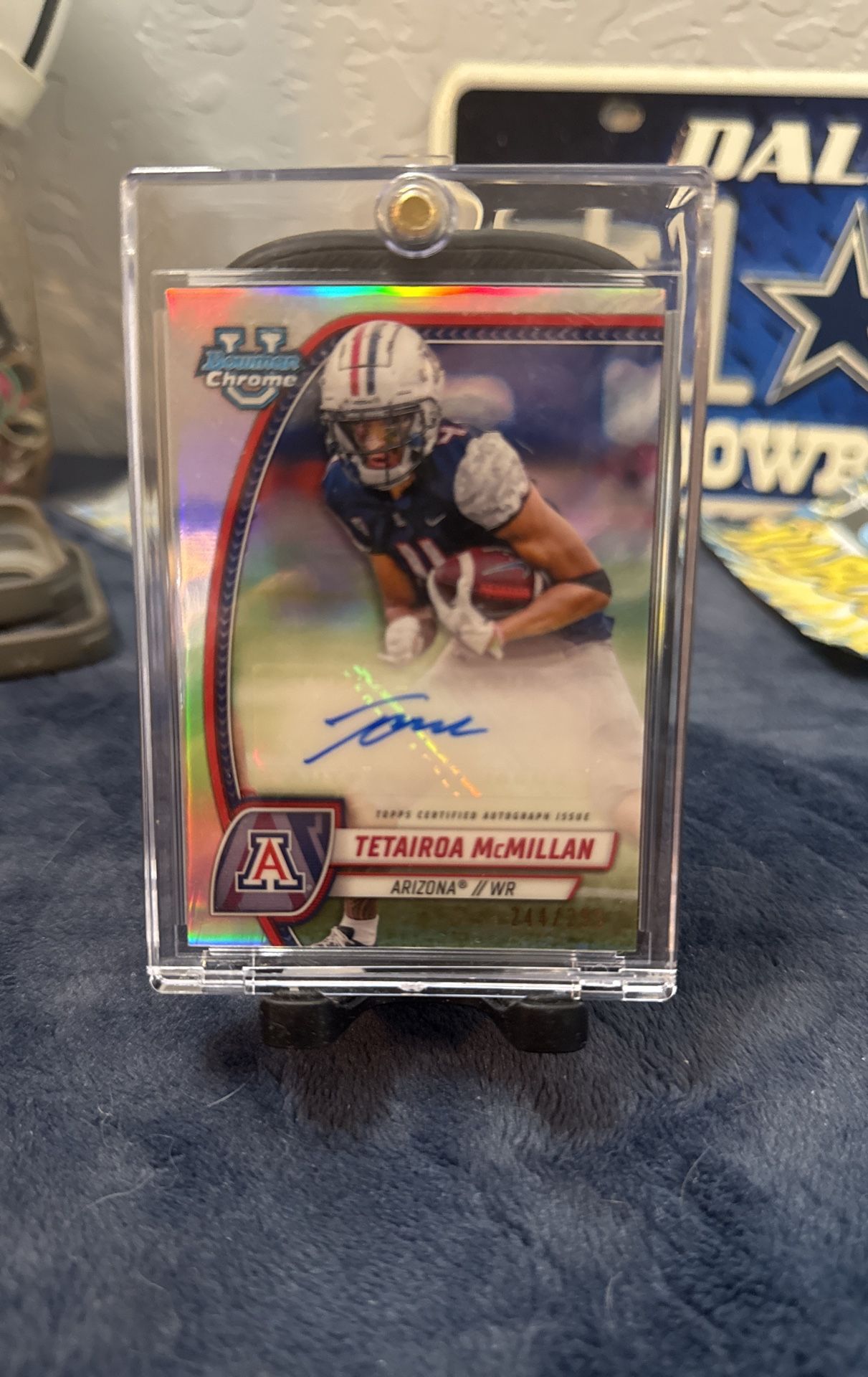 Bowman Chrome Tetairoa McMillan Rookie # Auto