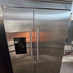48" GE MONOGRAM BUILT IN STAINLESS STEEL REFRIGERATOR 