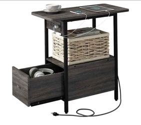 End Table with charging station
