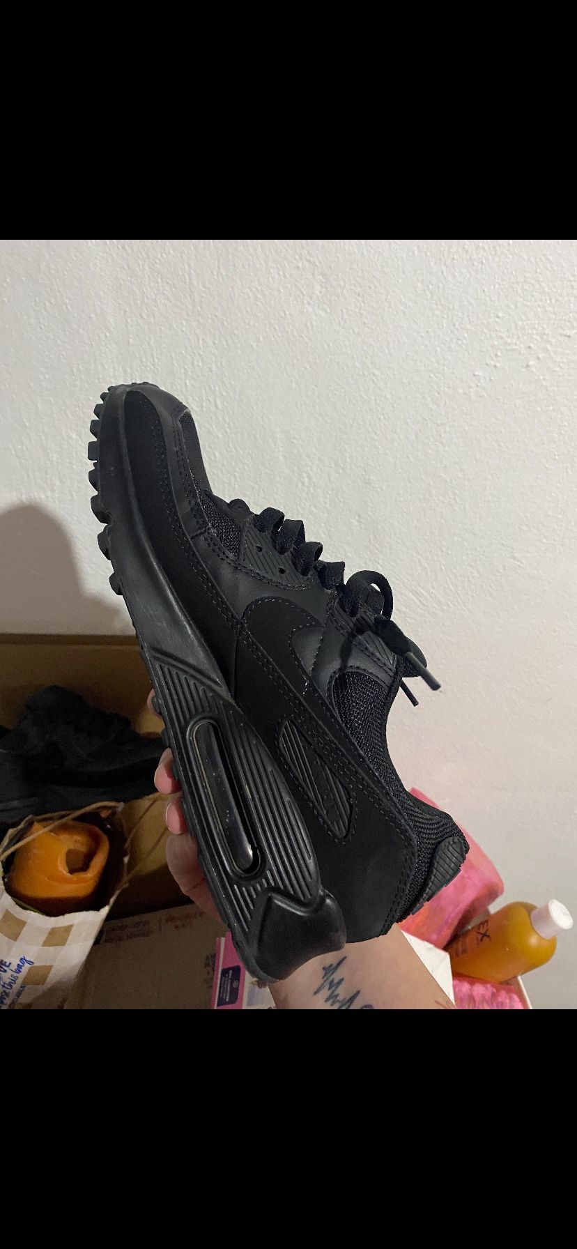 black air max shoes