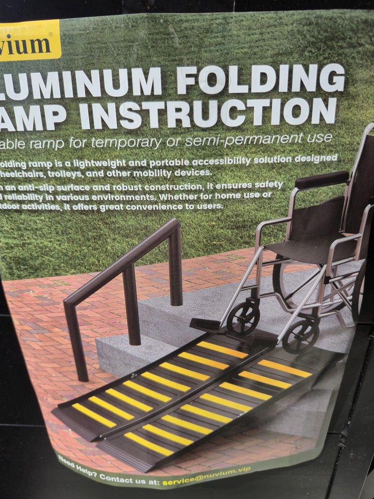 Aluminum Folding Ramp- Brand New