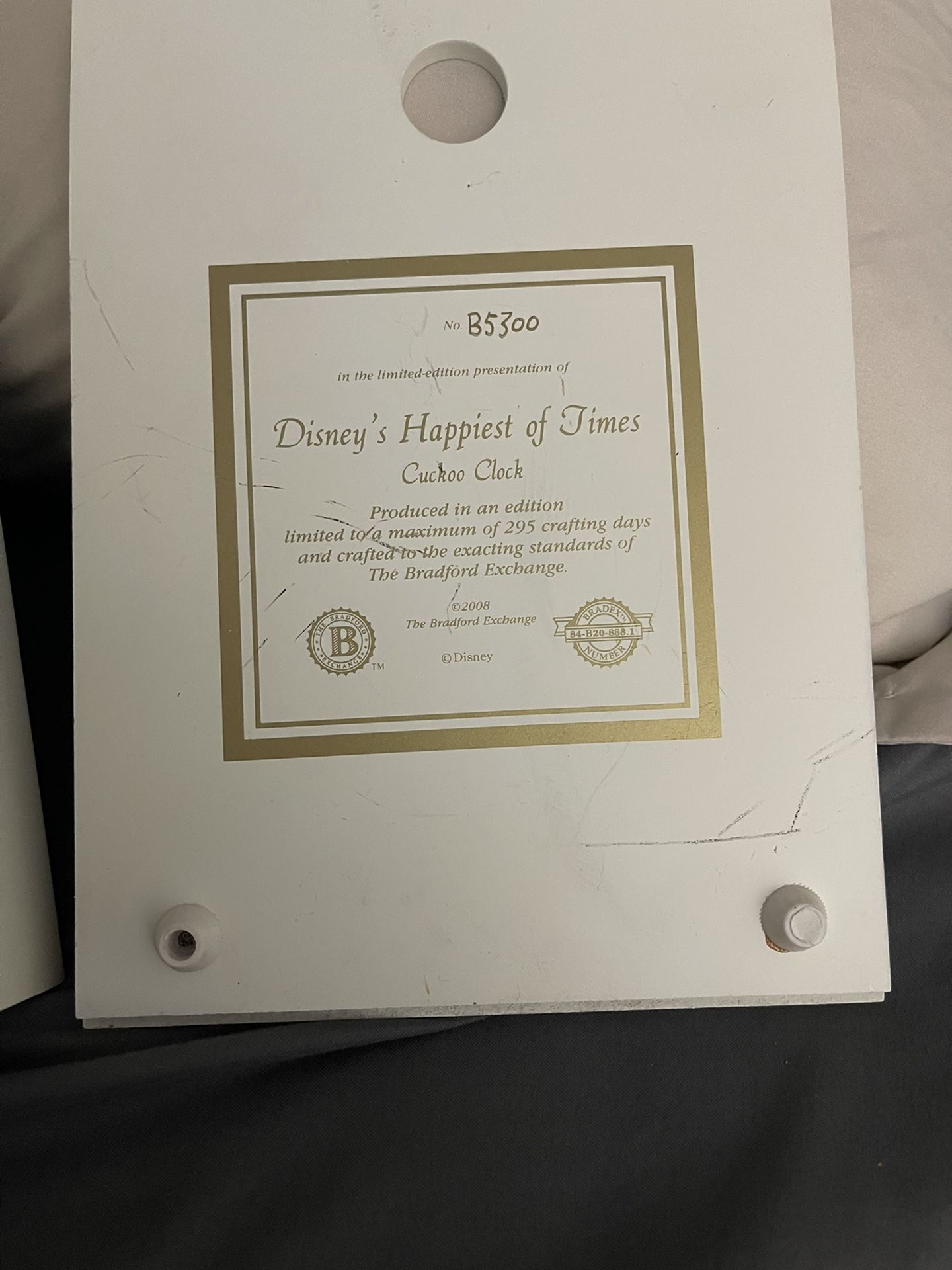 Disney Cuckoo Clock Limited Edition