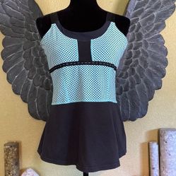 Lululemon Move Tank Aruba Black Party Dot
