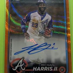 2024 Topps Chrome Michael Harris II Ltd. # Logo Fractor