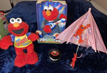 Elmo Collection - 150 + Items / Toys - Purses - Shirts - Art