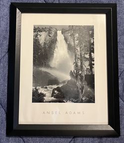Ansel Adams Authorized Edition Nevada Fall Yosemite National Park California 1946 Framed