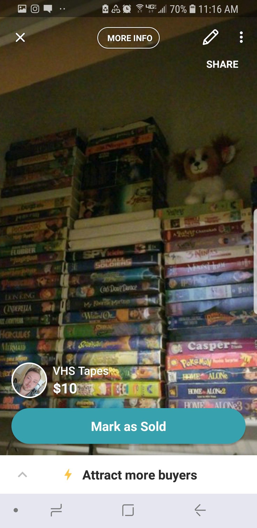 Disney VHS tapes