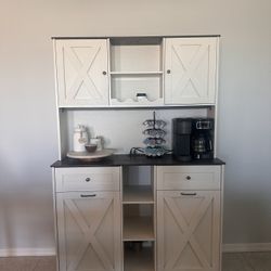 Coffee Bar With Trash 