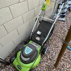 Greenworks 12 Amp 20-Inch 3-in-1Electric Corded Lawn Mower, 25022