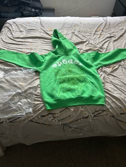 Green sp5der hoodie size men’s small brand new