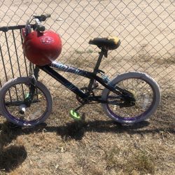 Kids Bike With Helmet $7 