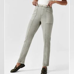 Spanx (NEW) Sretch Twill Straight Leg Pants - Size 2X
